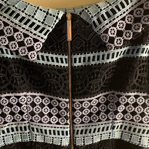 Ted Baker BRT-BLUE Bardot Lace Dress - Picture 9 of 11